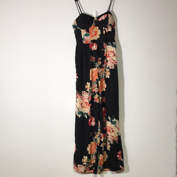 Band of Gypsies Pants - Band Of Gypsies Floral Jumpsuit Size Small